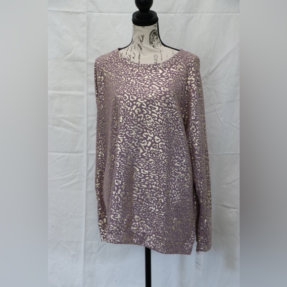 Emily Daniels Tops - Elegant Animal Print Long Sleeve Top